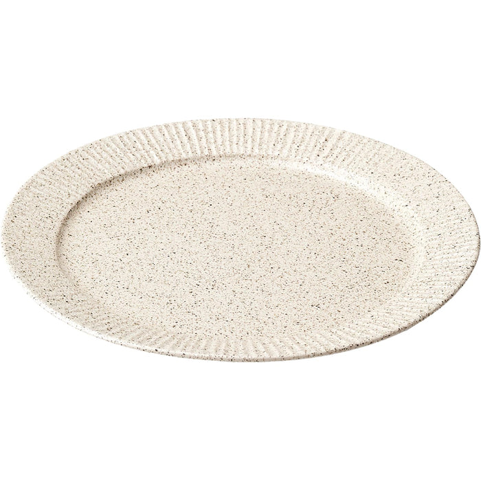 Aito Conti Earthen Texture Curry Pasta Plate 24cm Mino Ware Beige Japan
