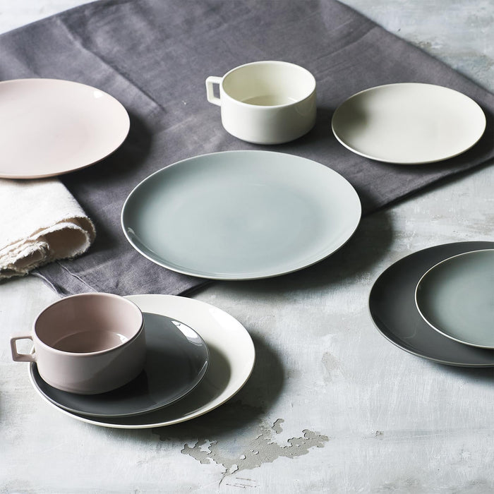 Aito Seisakusho Couleur Grey 16cm Mino Ware Plate Microwave Dishwasher Safe