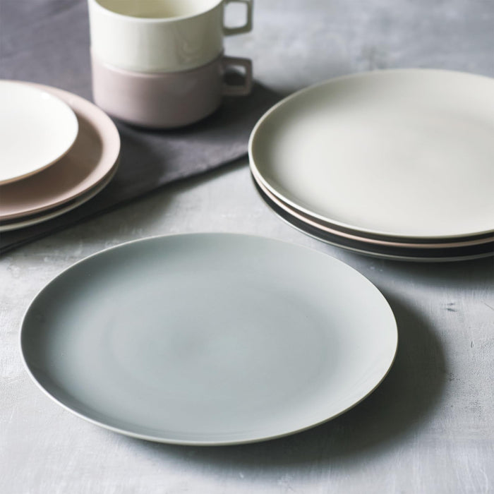 Aito Seisakusho Couleur Grey 16cm Mino Ware Plate Microwave Dishwasher Safe