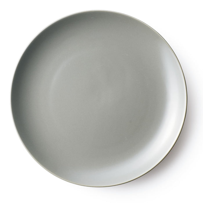 Aito Couleur Plate 21cm Charcoal Mino Ware Microwave Dishwasher Safe Japan