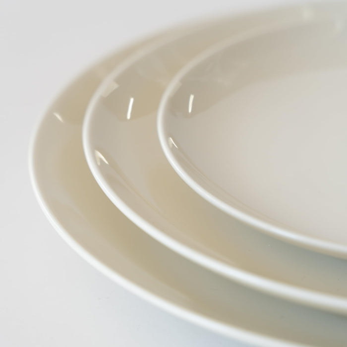 Aito Couleur Ivory Plate 24cm Mino Ware Microwave Dishwasher Safe Japan Made