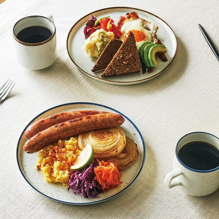 Aito Grain Brown Mino Ware Mug 380ml Microwave Dishwasher Safe Made in Japan