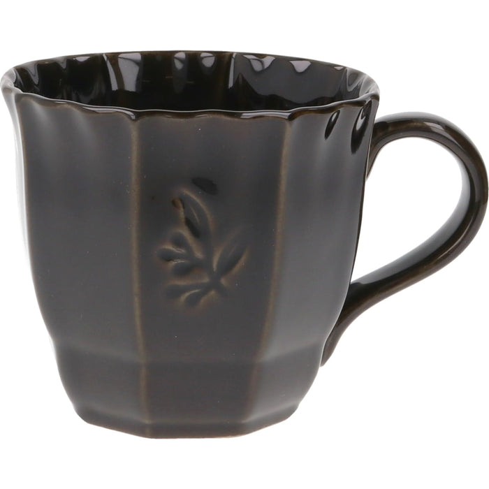 Aito Olive Mug 300ml Black Seto Ware Microwave Dishwasher Safe Made in Japan