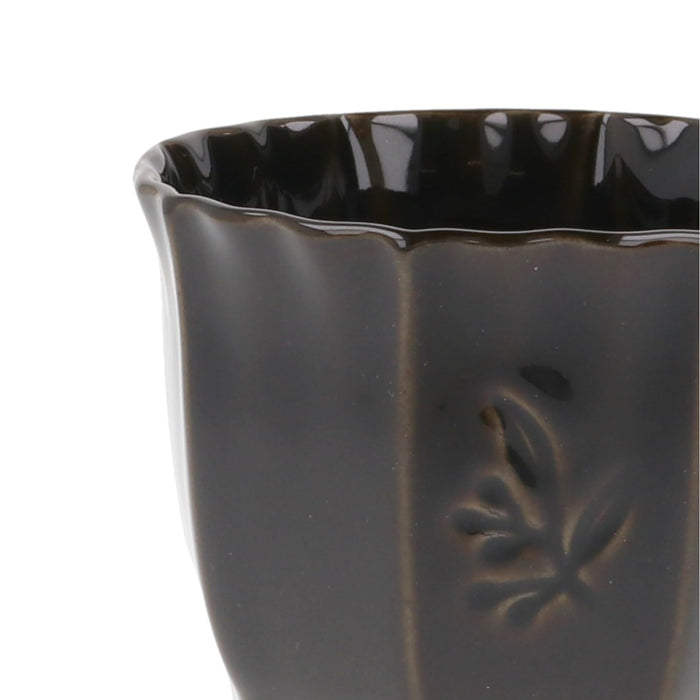 Aito Olive Mug 300ml Black Seto Ware Microwave Dishwasher Safe Made in Japan