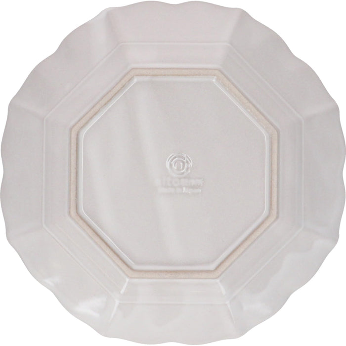 Aito Olive Plate Set 17cm White Seto Ware Microwave Dishwasher Safe Japan Made