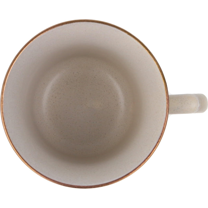 Aito Seisakusho Stitch Mug 350ml Ivory White Dishwasher Safe Mino Ware Japan