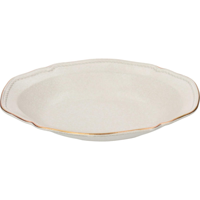Aito Ivory Oval Curry Pasta Plate Mino Ware 25x17cm Dishwasher Safe Japan