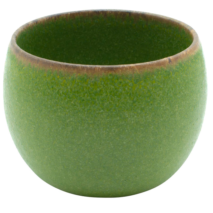 Aito Sui 8cm Round Mino Ware Bowl Uguisu Yellow Green Dishwasher Microwave Safe