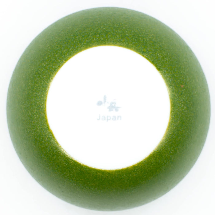 Aito Sui 8cm Round Mino Ware Bowl Uguisu Yellow Green Dishwasher Microwave Safe