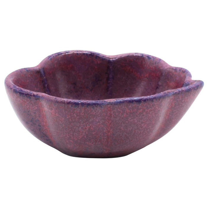 Aito Sui Purple Mino Ware Soy Sauce Dish 6.5cm Dishwasher & Microwave Safe