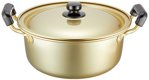 Endo Shoji Akao Anodized Aluminum 26Cm Pot with Phenol Resin Handle-Kiichin - The #1 Place for Japanese Goods in Your Hand!