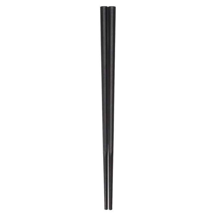 Akebono 23Cm Black Decagonal Non-Slip Noodle Chopsticks - Authentic Japanese Cuisine-Kiichin - The #1 Place for Japanese Goods in Your Hand!