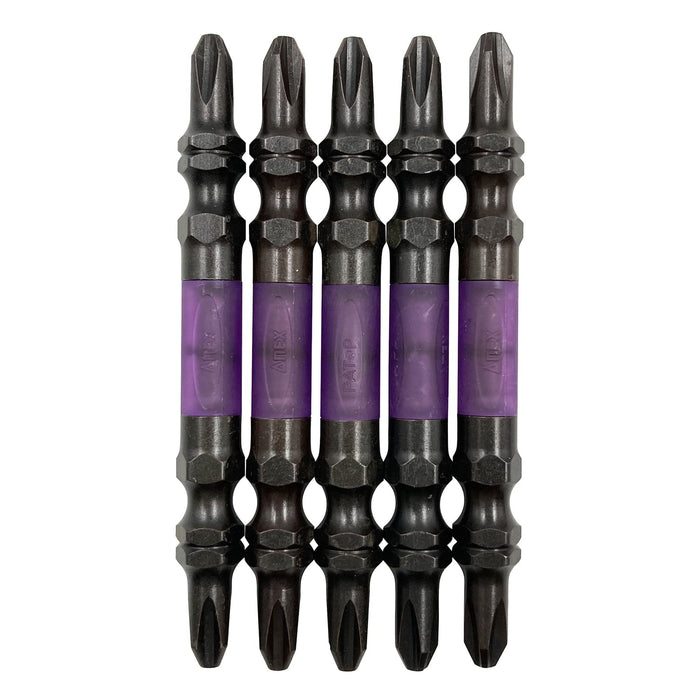 Anex Kuroryu Double-Headed Slim Tough Bit +2x65 Set of 5 Anex Tool ABR5-2065-Kiichin - The #1 Place for Japanese Goods in Your Hand!