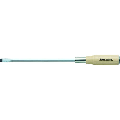 Anex Strong Grade Penetrating Screwdriver with Wooden Handle 10x250 Tool No.170-Kiichin - The #1 Place for Japanese Goods in Your Hand!