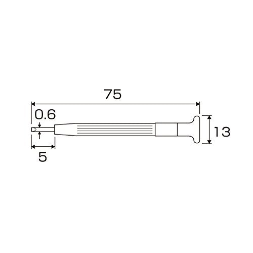 Anex Precision 0.6mm No.69 Screwdriver for Watches - Anex Tool-Kiichin - The #1 Place for Japanese Goods in Your Hand!