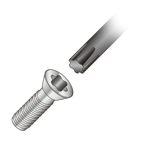 Anex Precision Hex Lobe T1 Screwdriver No Hole No.86 Tool-Kiichin - The #1 Place for Japanese Goods in Your Hand!