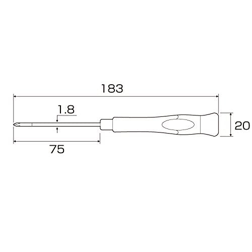 Anex Precision Super Fit Plus Screwdriver +00X75 Tool No.3511-Kiichin - The #1 Place for Japanese Goods in Your Hand!
