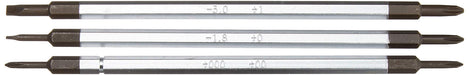 Anex Precision Screwdriver Set - Replaceable Super Fit Plus/Minus Bit Set of 3 No.3600-Kiichin - The #1 Place for Japanese Goods in Your Hand!