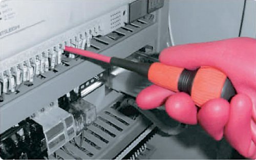 Anex Insulated 1000V Compatible Screwdriver with Ball Grip No.7800-Kiichin - The #1 Place for Japanese Goods in Your Hand!