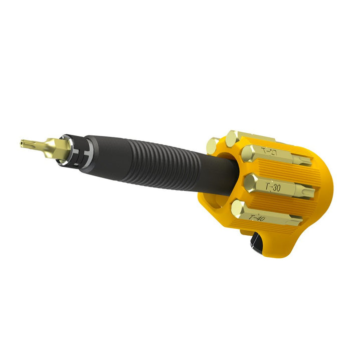 Anex Tool 6070-T Screwdriver Set with L-Handle Hex Lobe 7 Bits - Anex Anex-Kiichin - The #1 Place for Japanese Goods in Your Hand!