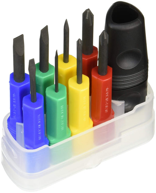 Anex Tool Annex Screwdriver Set No.5800 Magic Coin Set of 8 Multiple Sizes-Kiichin - The #1 Place for Japanese Goods in Your Hand!