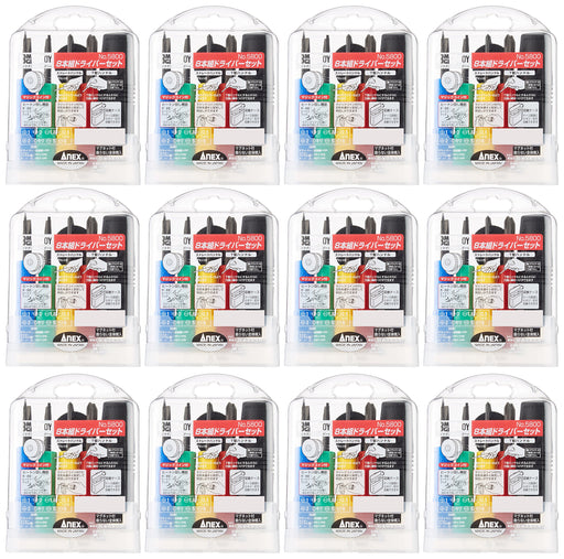 Anex Stool Annex Bulk Purchase - No.5800 Screwdriver Set with Magic Coin Set of 8-Kiichin - The #1 Place for Japanese Goods in Your Hand!