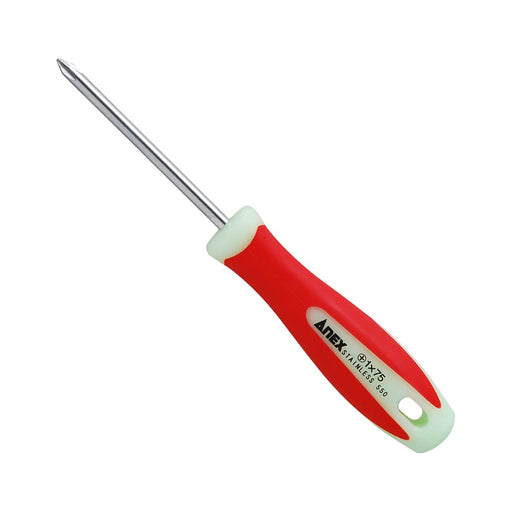 Anex Stool - Anex Stainless Steel Shaft Screwdriver with Luminous Handle No.1505 Tool-Kiichin - The #1 Place for Japanese Goods in Your Hand!
