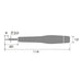 Anex Tool Precision Screwdriver 1.9mm 6-Groove with Hole No. 3470-E-Kiichin - The #1 Place for Japanese Goods in Your Hand!