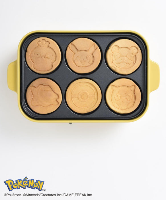 Bruno Pokemon Compact Hot Plate with Optional Pancake Plate Boe118 Cake-Kiichin - The #1 Place for Japanese Goods in Your Hand!
