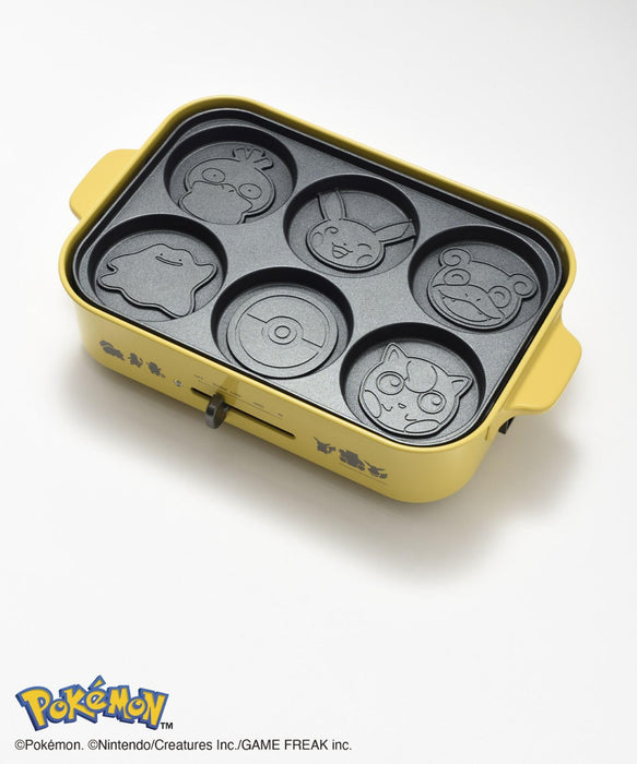 Bruno Pokemon Compact Hot Plate with Optional Pancake Plate Boe118 Cake-Kiichin - The #1 Place for Japanese Goods in Your Hand!