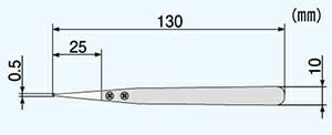 Engineer Ptz-51 High-Quality Ceramic Tweezers for Precision Tasks-Kiichin - The #1 Place for Japanese Goods in Your Hand!