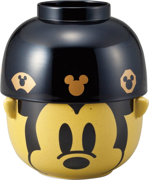 Sun Art Disney Mickey Mouse Large Soup and Rice Bowl Set San2554-1-Kiichin - The #1 Place for Japanese Goods in Your Hand!