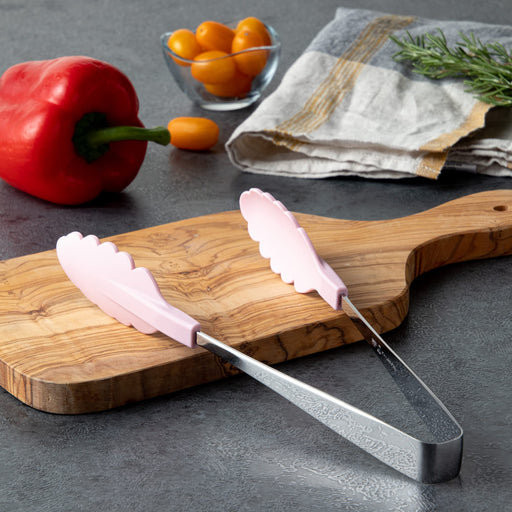 Endo Shoji Heat-Resistant Antibacterial Tongs Pink Stainless Steel Japan-Kiichin - The #1 Place for Japanese Goods in Your Hand!