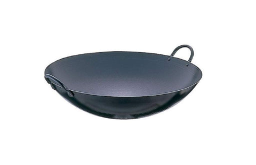 Endo Shoji 51cm Hammered Iron Commercial Wok Made in Japan-Kiichin - The #1 Place for Japanese Goods in Your Hand!