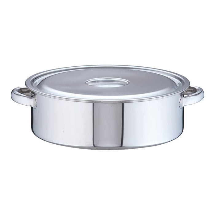 Endo Shoji 39Cm Stainless Steel Commercial Pot Made in Japan Ast24039-Kiichin - The #1 Place for Japanese Goods in Your Hand!