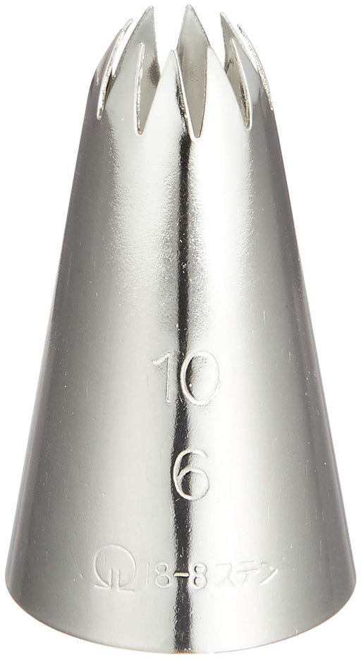 Endo Shoji Flower Nozzle Set 18-8 Stainless Steel 10 Pieces No. 6 Japan-Kiichin - The #1 Place for Japanese Goods in Your Hand!