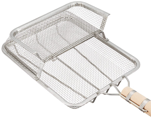 Endo Shoji Wooden Handle Ginkgo Roast Pan Large Bgv131 Professional Quality-Kiichin - The #1 Place for Japanese Goods in Your Hand!