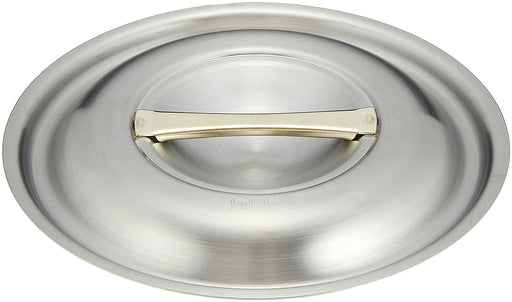 Endo Shoji Tkg 18cm Stainless Steel Pot Lid with Brass-Plated Gold Handle-Kiichin - The #1 Place for Japanese Goods in Your Hand!