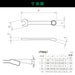 Engineer 5-Piece Large Combination Wrench Set TS-07 Model-Kiichin - The #1 Place for Japanese Goods in Your Hand!