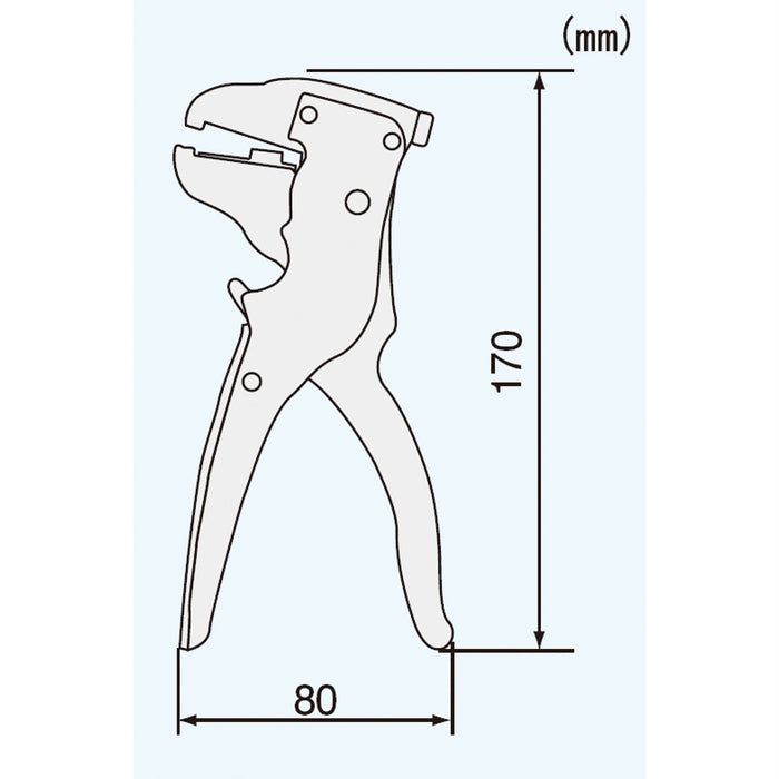 Engineer Single Wire Stripper Suitable for AWG20-10 Wires-Kiichin - The #1 Place for Japanese Goods in Your Hand!