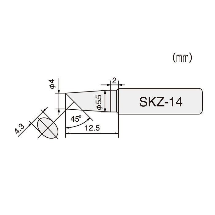 Engineer Skz-14 High-Quality Soldering Iron Tip for Precision Work-Kiichin - The #1 Place for Japanese Goods in Your Hand!