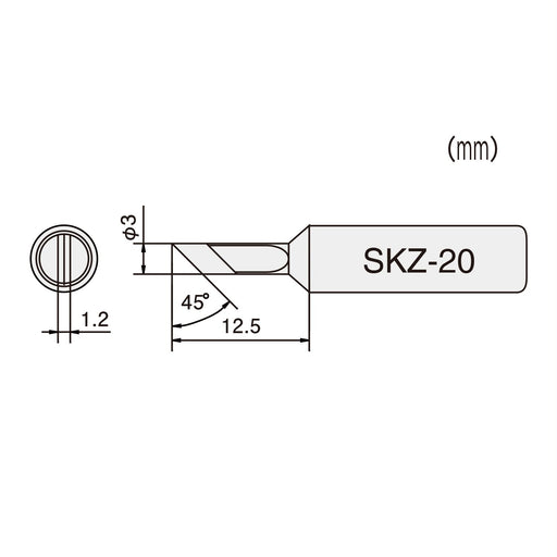 Engineer SKZ-20 Soldering Iron Tip - High Quality Reliable Engineer Tool-Kiichin - The #1 Place for Japanese Goods in Your Hand!