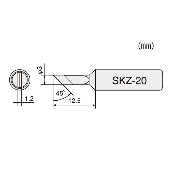 Engineer SKZ-20 Soldering Iron Tip - High Quality Reliable Engineer Tool-Kiichin - The #1 Place for Japanese Goods in Your Hand!