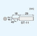 Engineer ST-11 Soldering Iron Tip for SK-30 Series 2x18mm Diameter-Kiichin - The #1 Place for Japanese Goods in Your Hand!