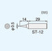 Engineer ST-12 Soldering Iron Tip for SK-30 Series 0.5 x 14mm Diameter-Kiichin - The #1 Place for Japanese Goods in Your Hand!