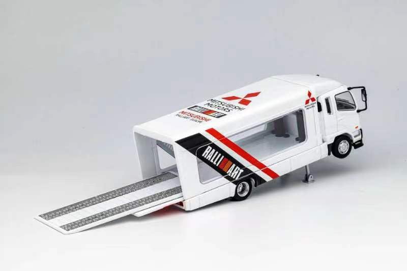 Gaincorp Products 1/64 Mitsubishi Fuso Truck Ralliart Finished Model-Kiichin - The #1 Place for Japanese Goods in Your Hand!