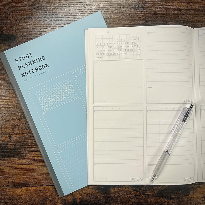 Gakken Sta:Ful B5 Notebook Set Study Plan & Quiz King 2-Pack Blue Z08008-Kiichin - The #1 Place for Japanese Goods in Your Hand!