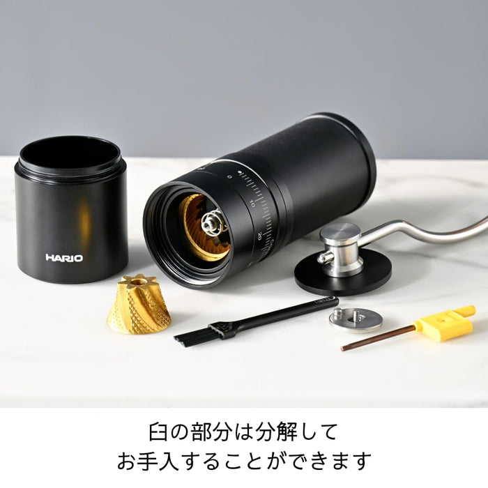 Hario Coffee Grinder Pro 24G Stainless Steel 90 Levels Adjustable Black