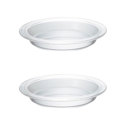 Hario Heat-Resistant Pie Plate Set of 2 for Microwave and Oven Use HPz-1812-Kiichin - The #1 Place for Japanese Goods in Your Hand!