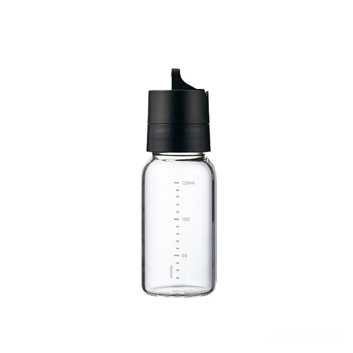 Hario One-Touch Dressing Bottle 150Ml Black Easy Pour Design-Kiichin - The #1 Place for Japanese Goods in Your Hand!